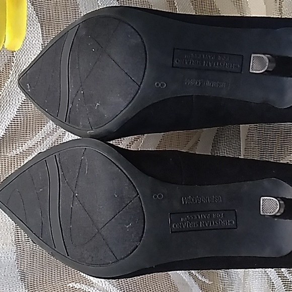 LIKE NEW- Christian Siriano High Healed Shoes- (Womans size 8) - Picture 4 of 7